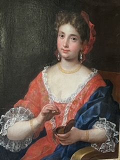 Giuseppe Bonito, Dama con scatola di nei, 1745/55