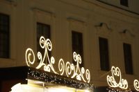 Weihnachtsdorf beim Schloss Belvedere in Wien